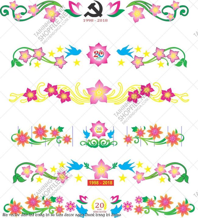 file vector cong chao den duong den led trang tri su kien decor nghe thuat trang tri